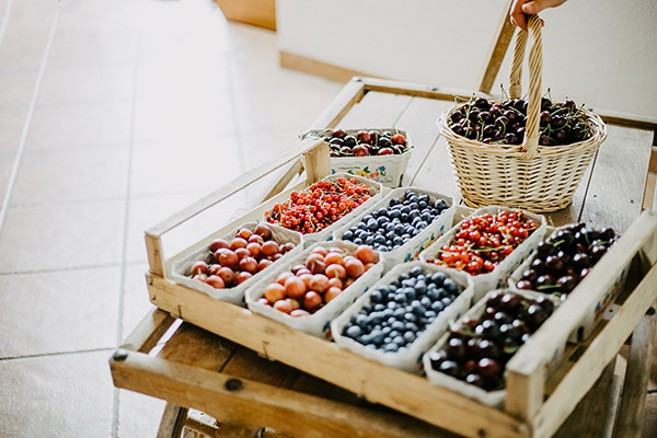 Kirschen und Beeren in allen Variationen